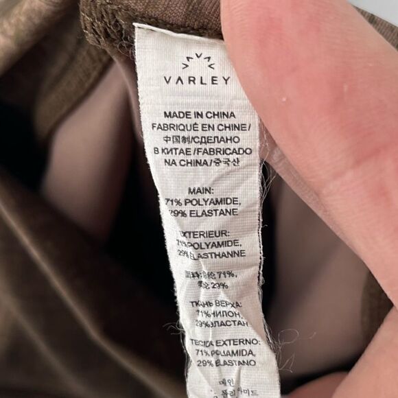 Varley Snake Print Brown High Rise Yoga Workout Leggings X-Small - Picture 6 of 7
